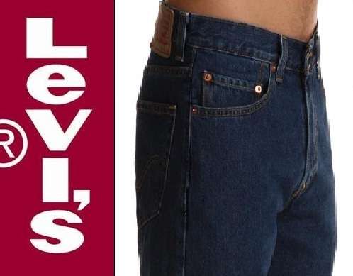 Levi's Mens 505 Rugular Fit - Crazy R1 Auction (Size: W42 L30) Colour: Rinsed Indigo